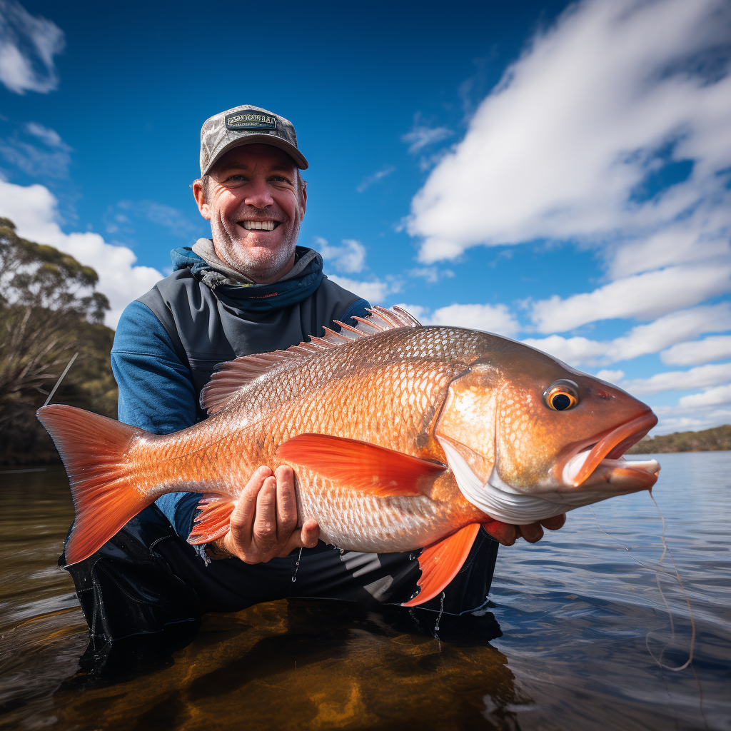 Steve Starling fishing in Australia