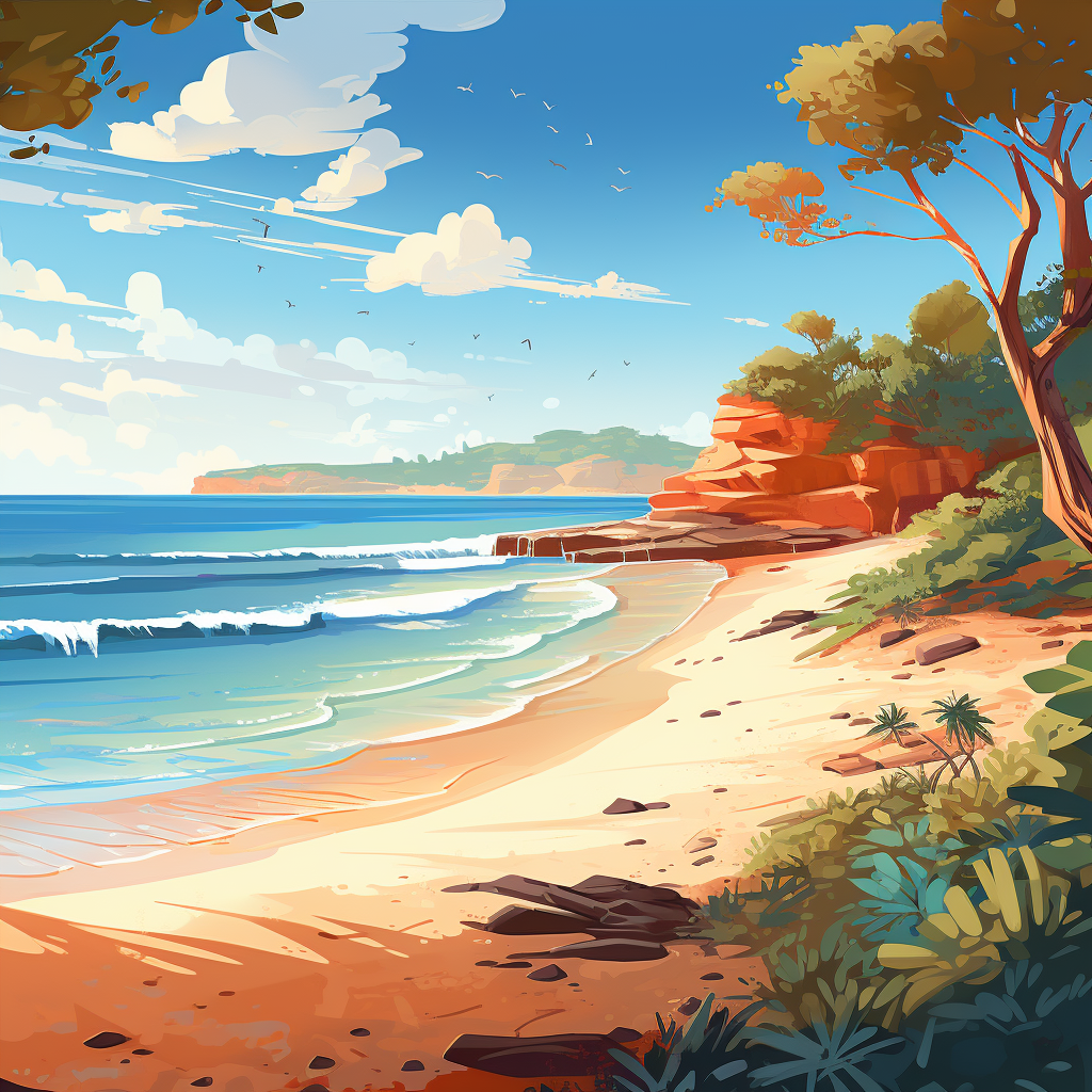 Beautiful Australian Beach in Salesforce Style