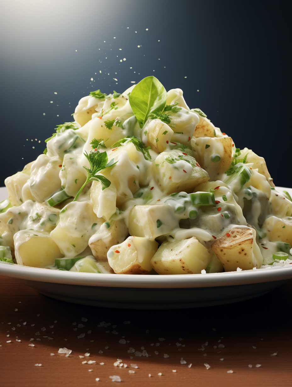 Flavorful Austrian potato salad dish