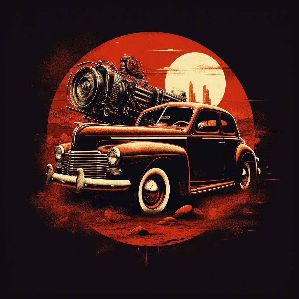 Automotive photographer's t-shirt design