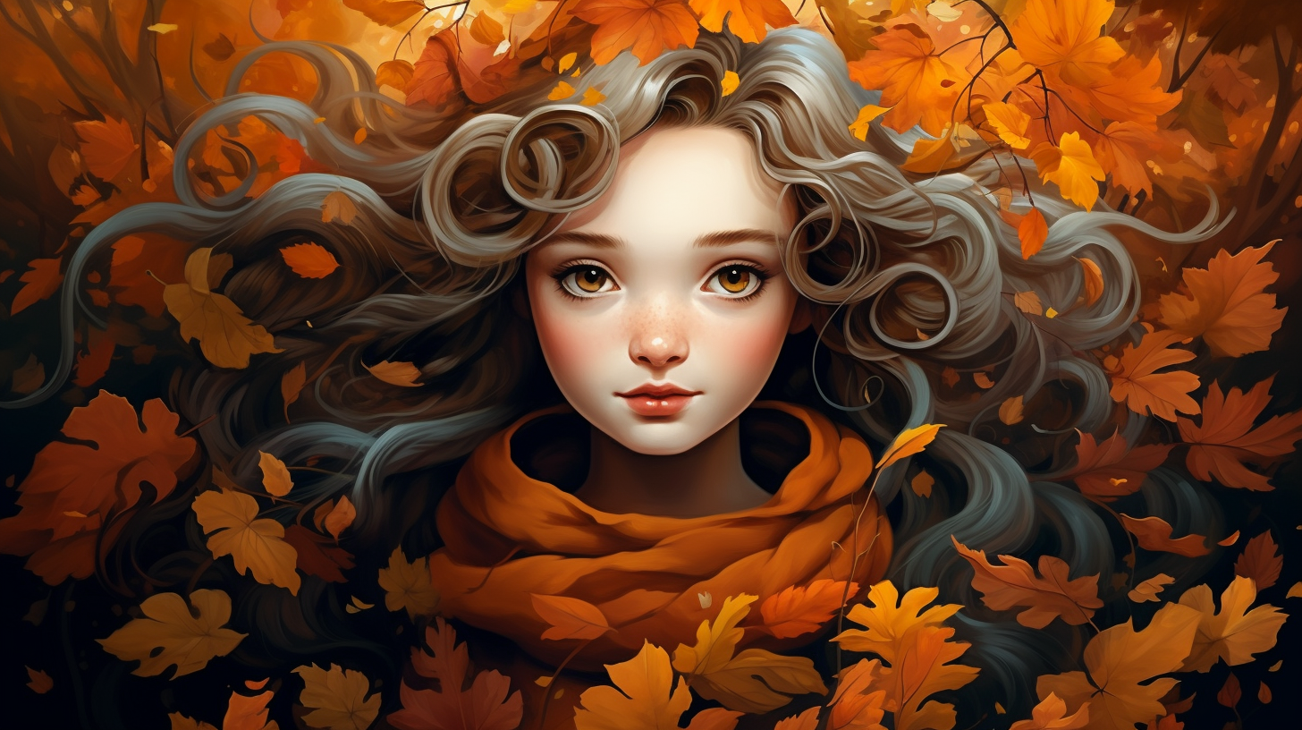 Stunning Autumn Girl Image