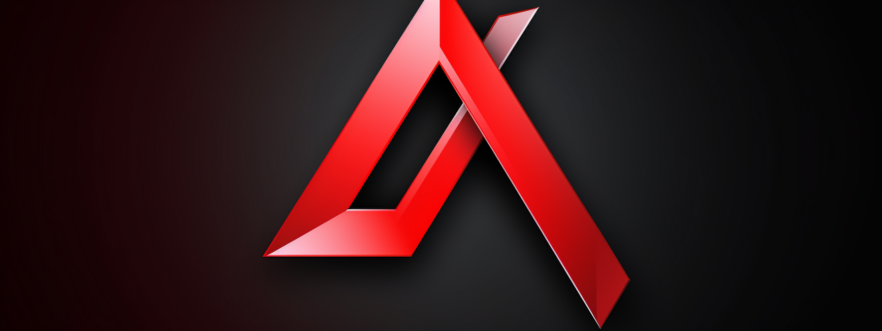 Bold and modern intertwined AV logo