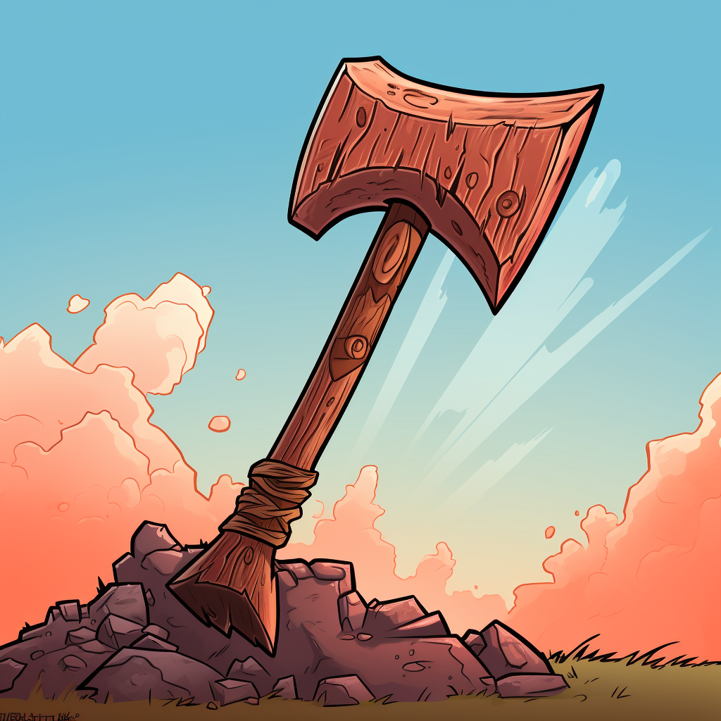 Cartoon Style Axe