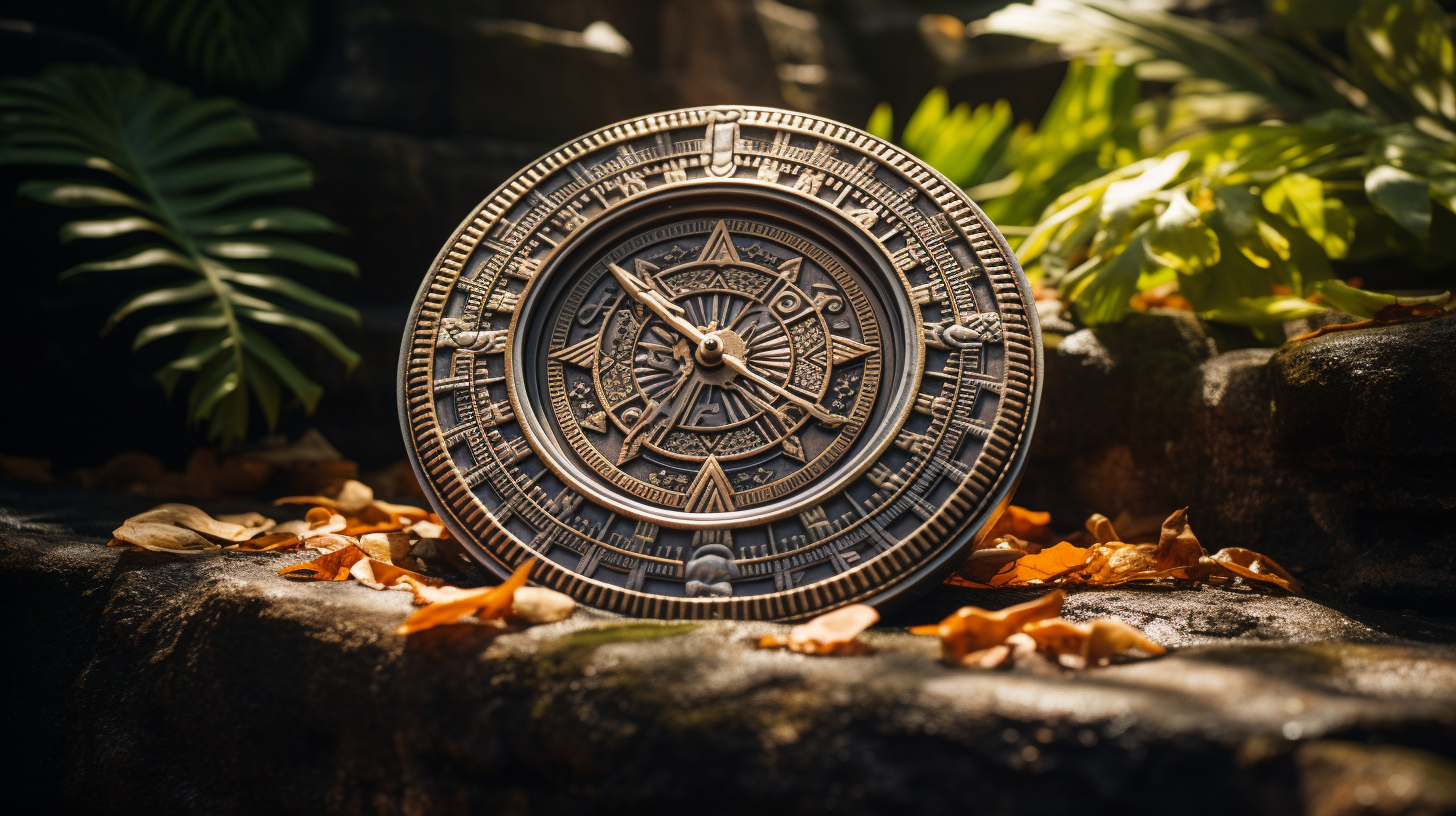 Highly Realistic Aztec Clock Photography