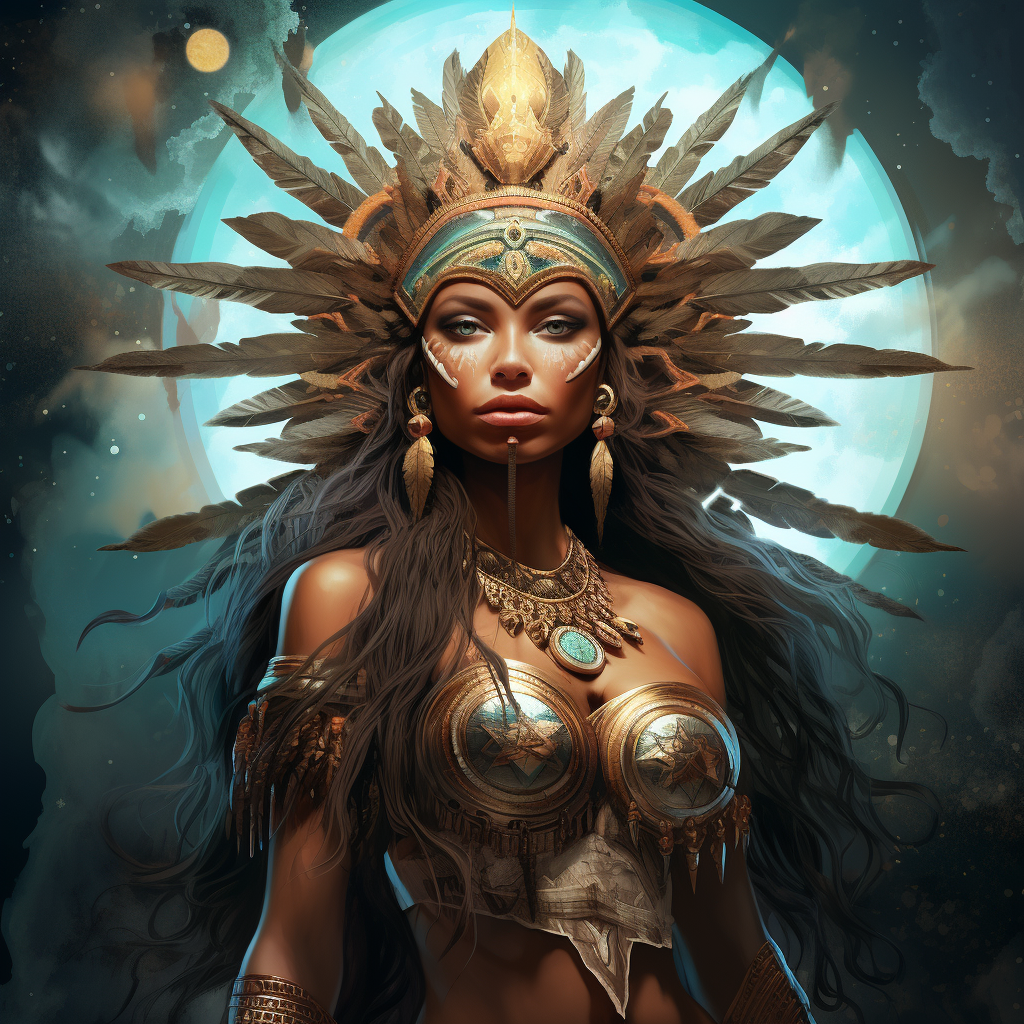 Aztec goddess of the moon