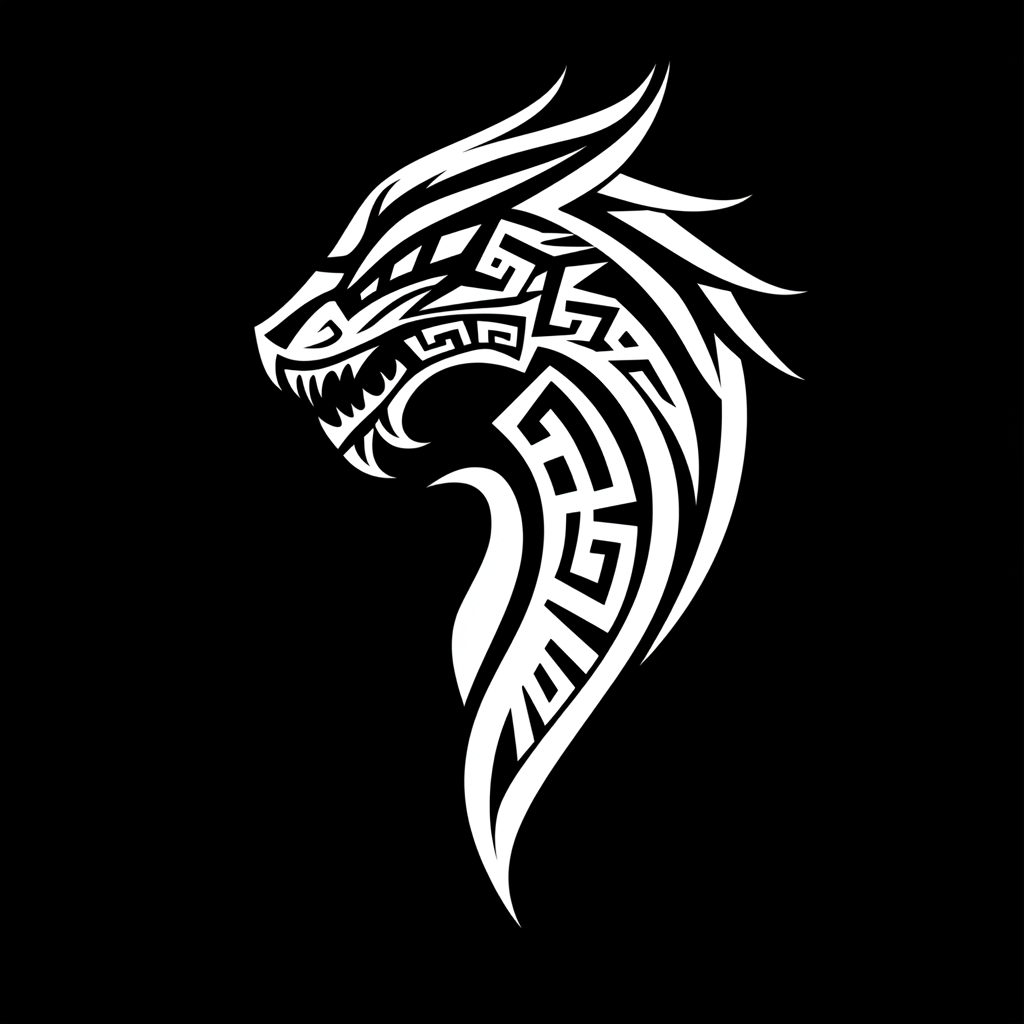 Aztec Serpent Dragon Logo Clothing