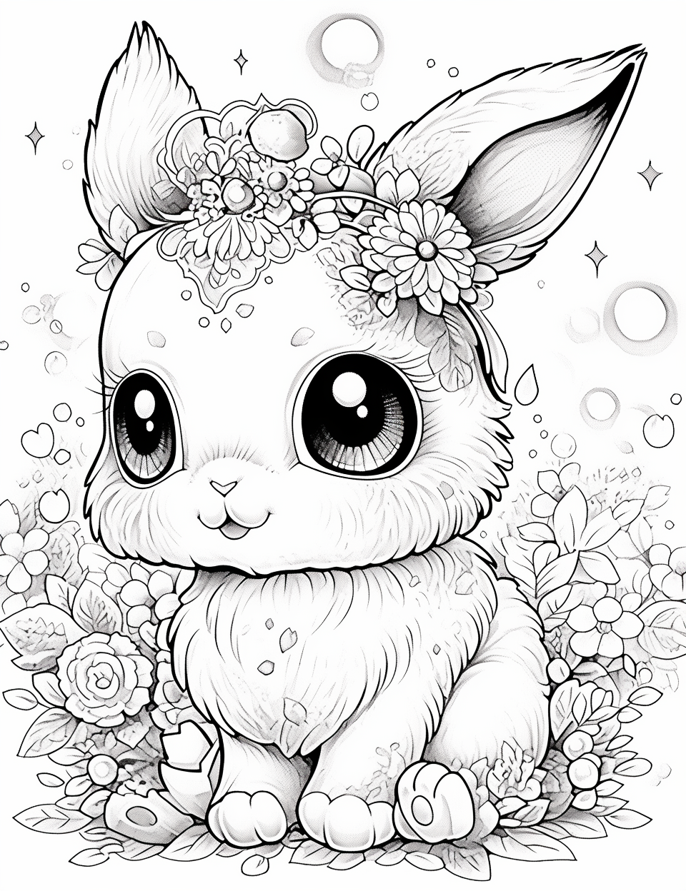 Baby Bunny Chibi Style Cute