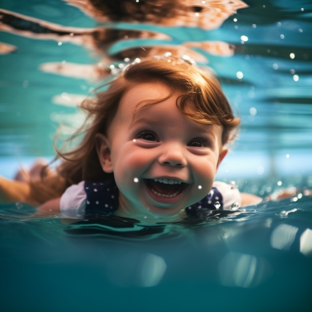 Baby Kid Mother Swim