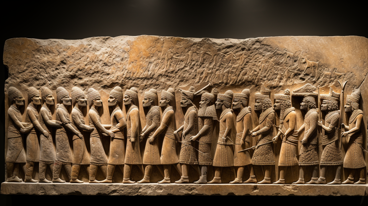 Babylonian God Procession to Temple