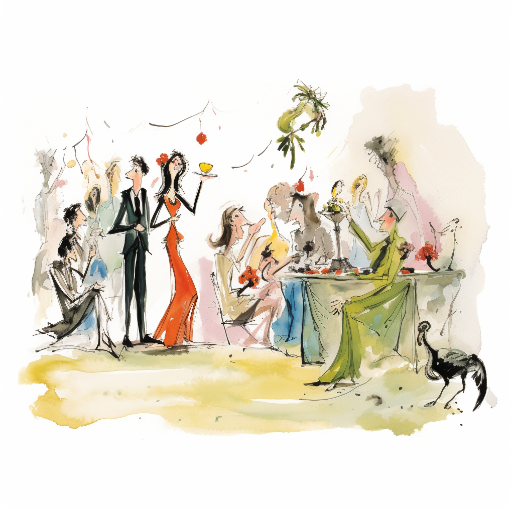 Quentin Blake's Illustration of The Bachelorette