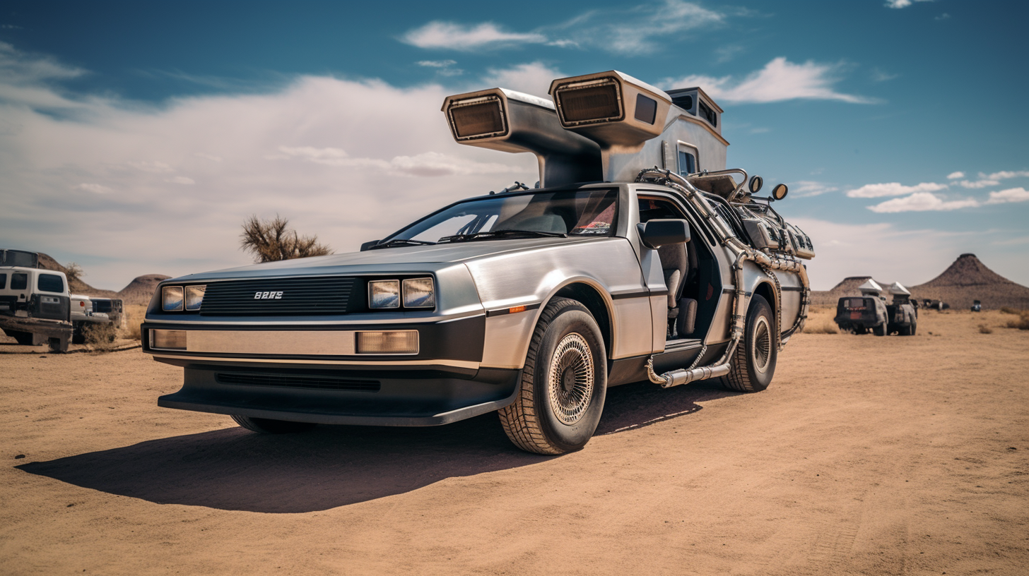 Back to the future Delorean motor home