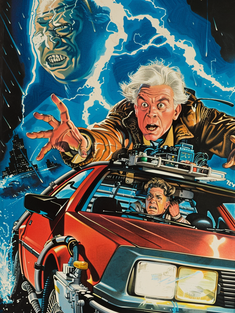 Back To Future Comic Poster