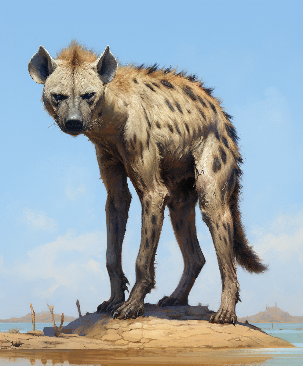 Hyena shown in Disney artstyle