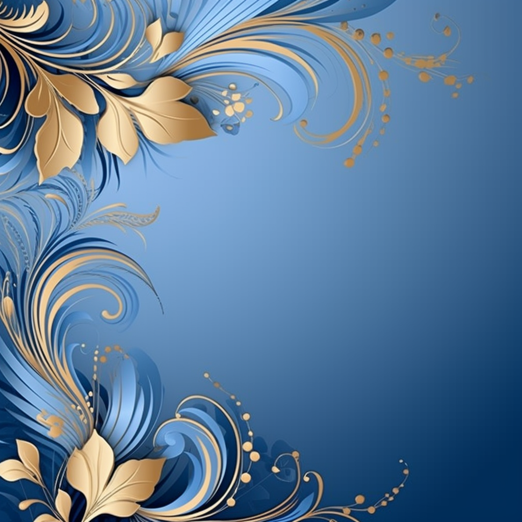 Blue and Gold Event Background