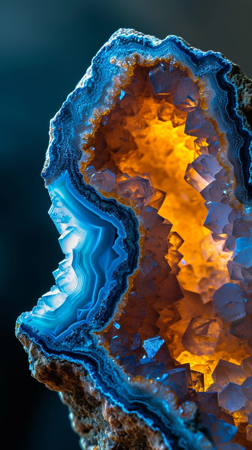 Backlit Chalcedony in Stunning Macro Shots