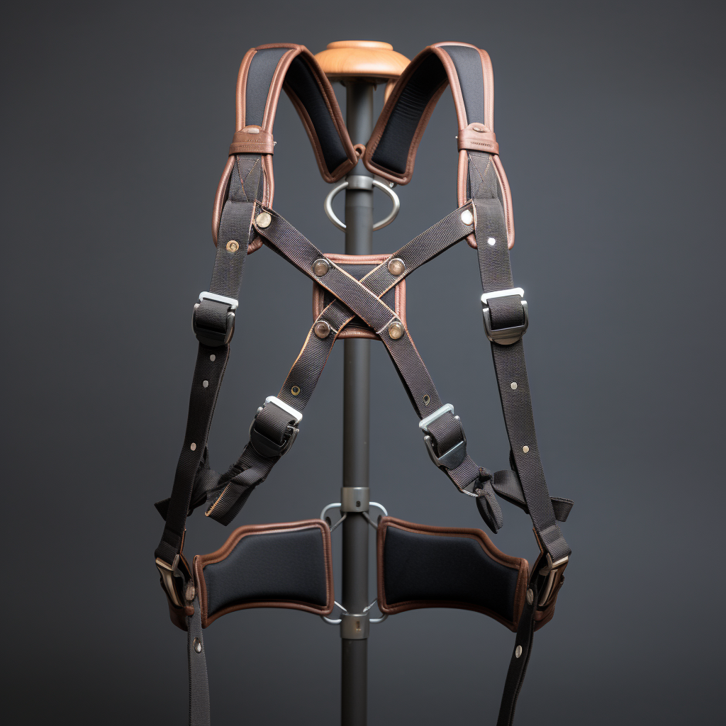 Innovative backpack harness with elastic cross