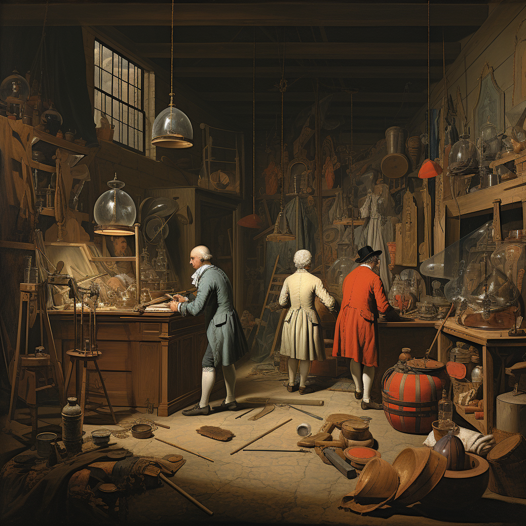 Backrooms exploration in 1776