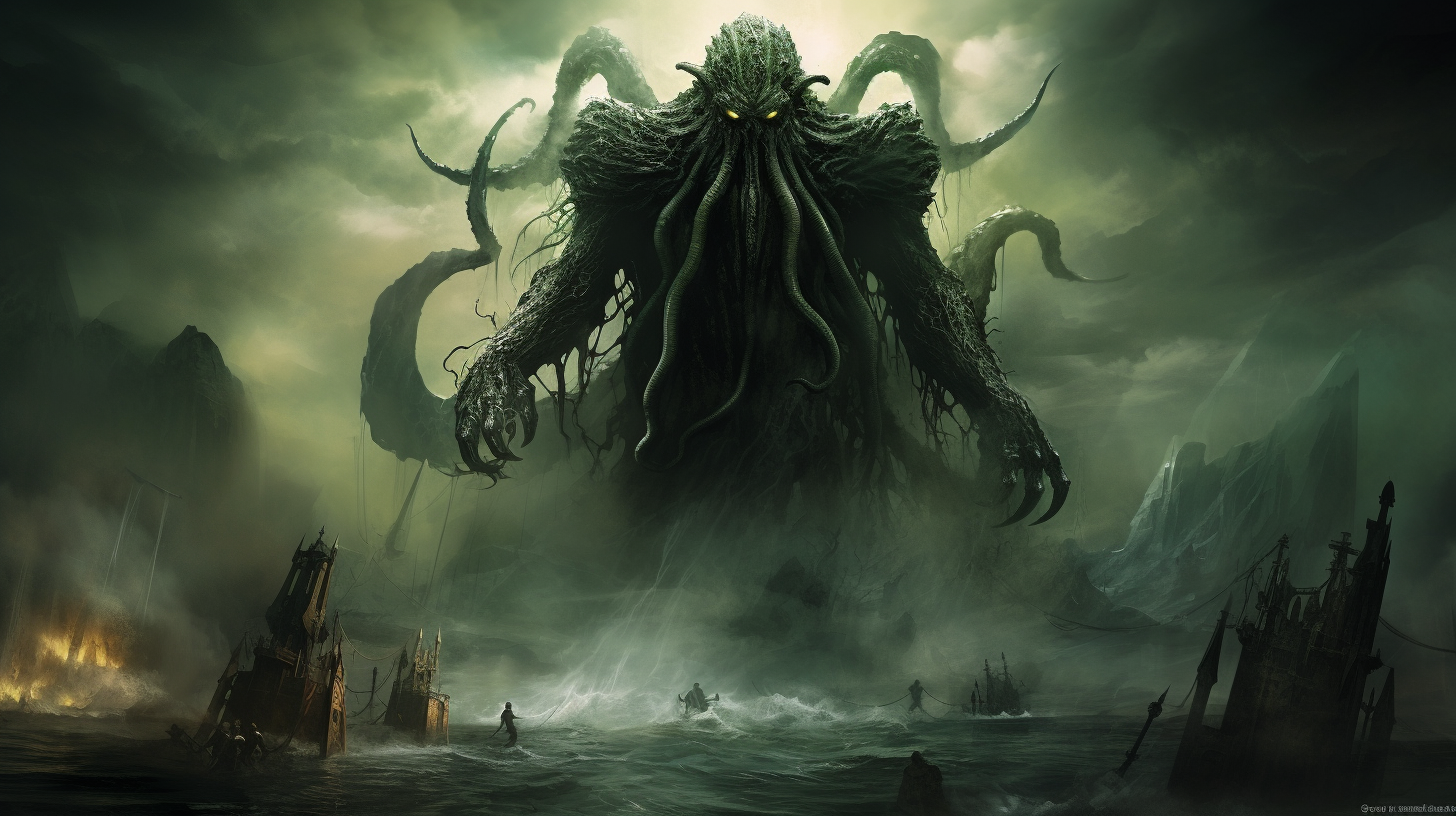 Cthulhu, terrifying and badass