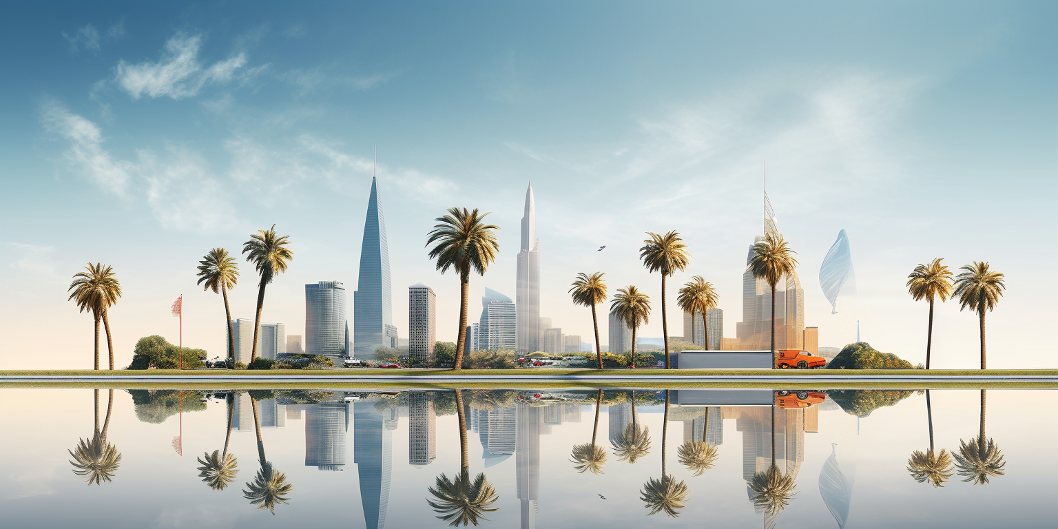 Photorealistic Bahrain World Trade Center image