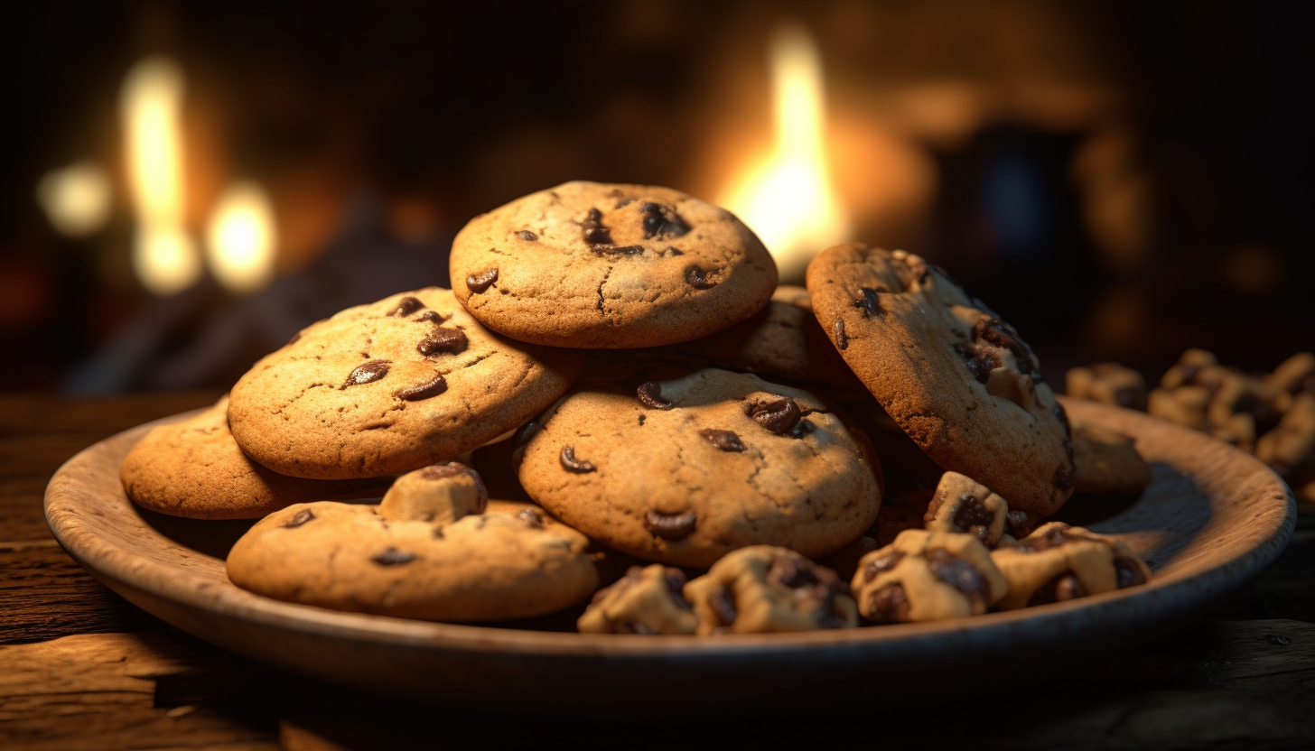 Delicious freshly baked cookies image