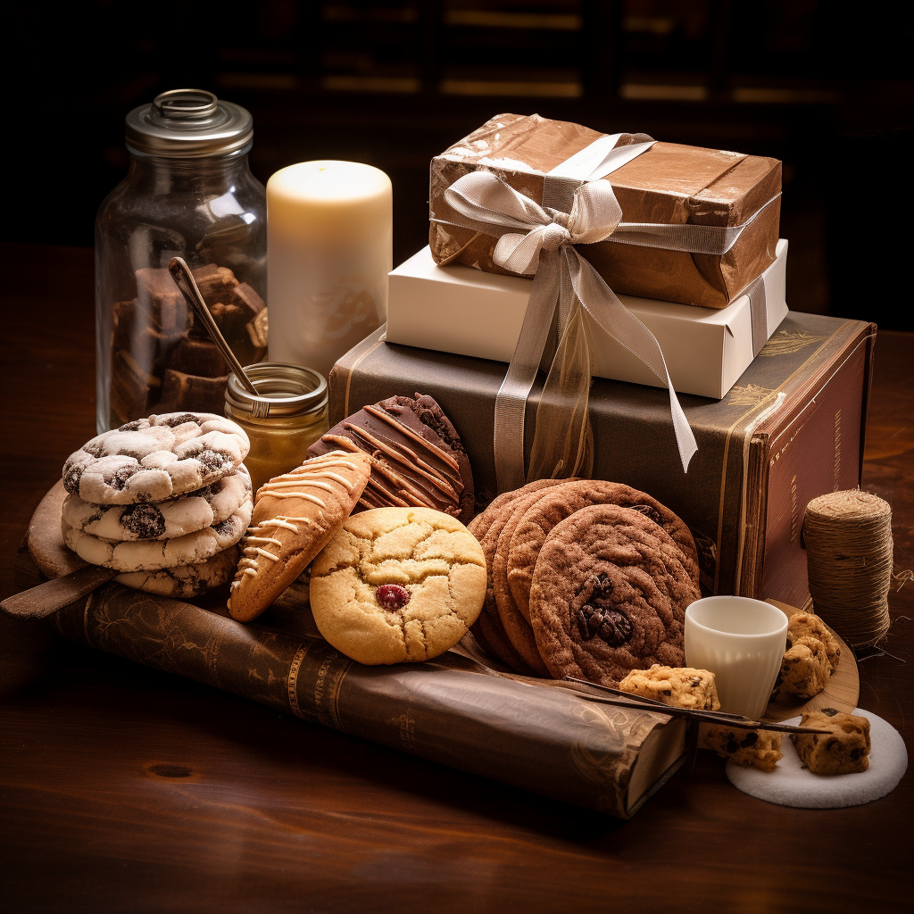 Tempting baked goods gift assortment