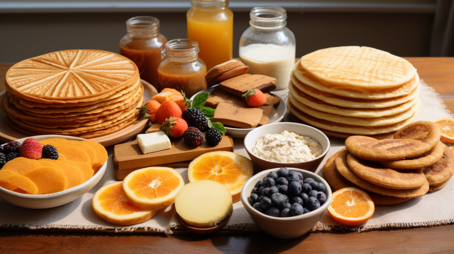 Assortment of sourdough baked goods