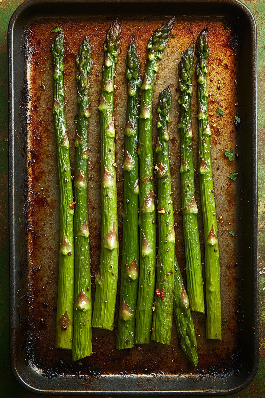 Cookbook Asparagus Recipe Background