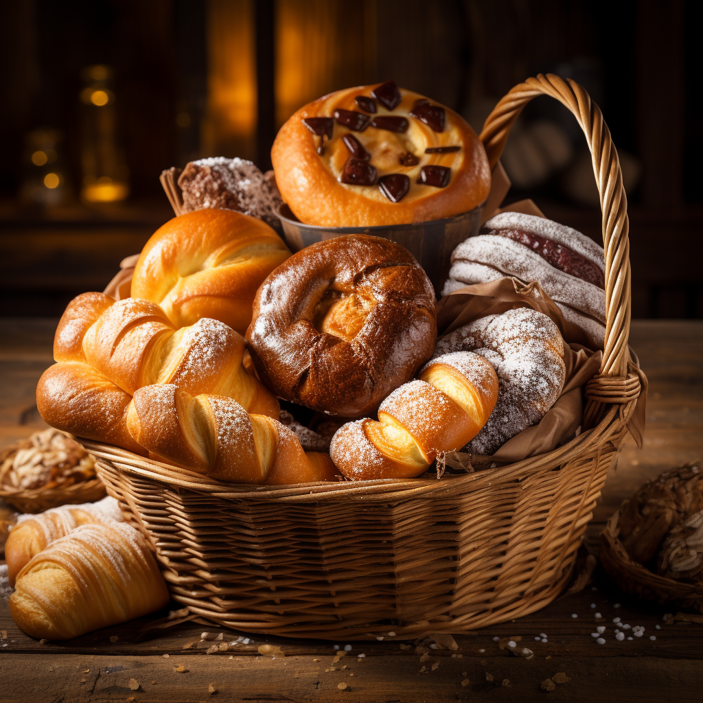 Assortment of Tasty Baked Goods