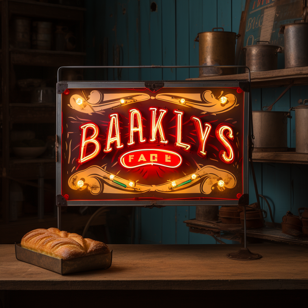 Bakery Flag Sign Photo