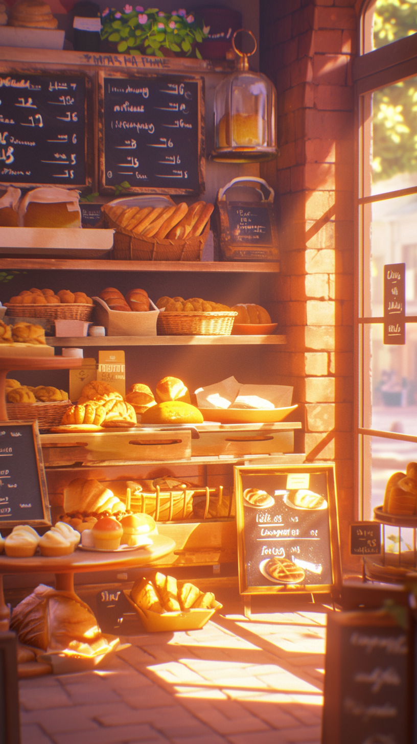 Close-up of Bakery Goods