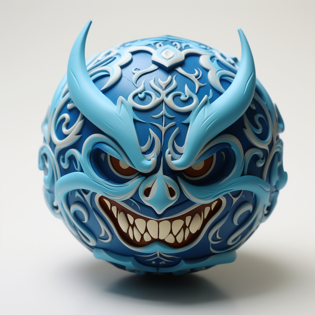 Blue Bakugan Ball Postair