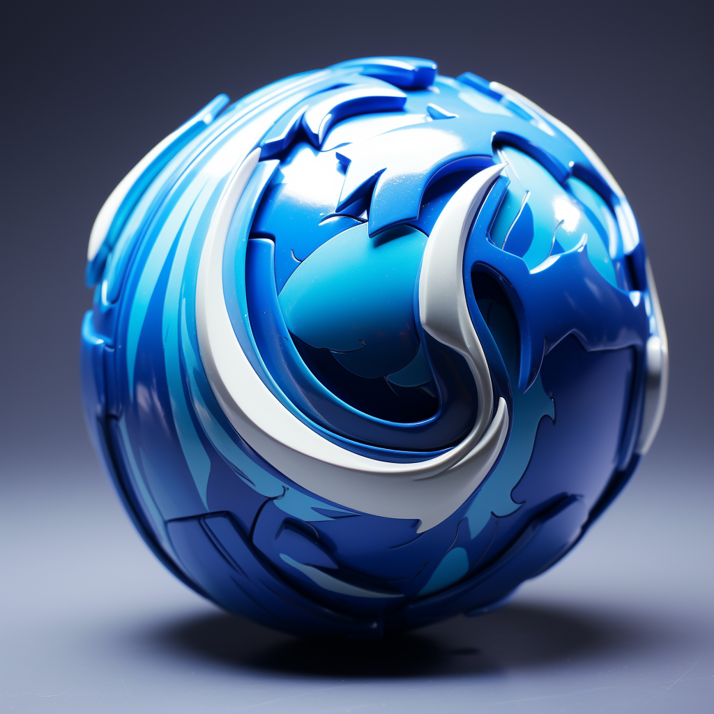 Blue Bakugan Ball Open