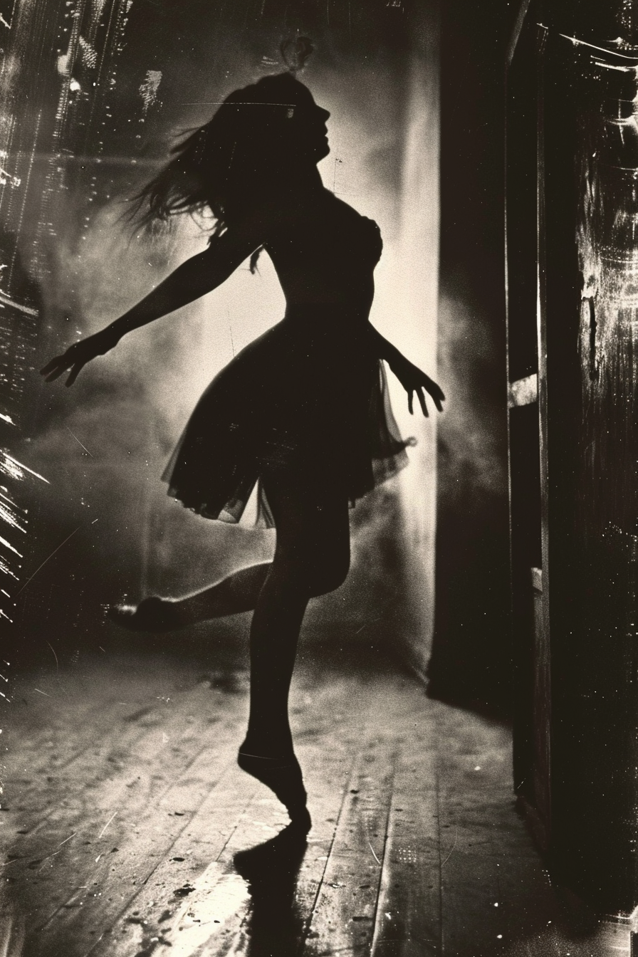 Scary Ballerina Dancing Photo