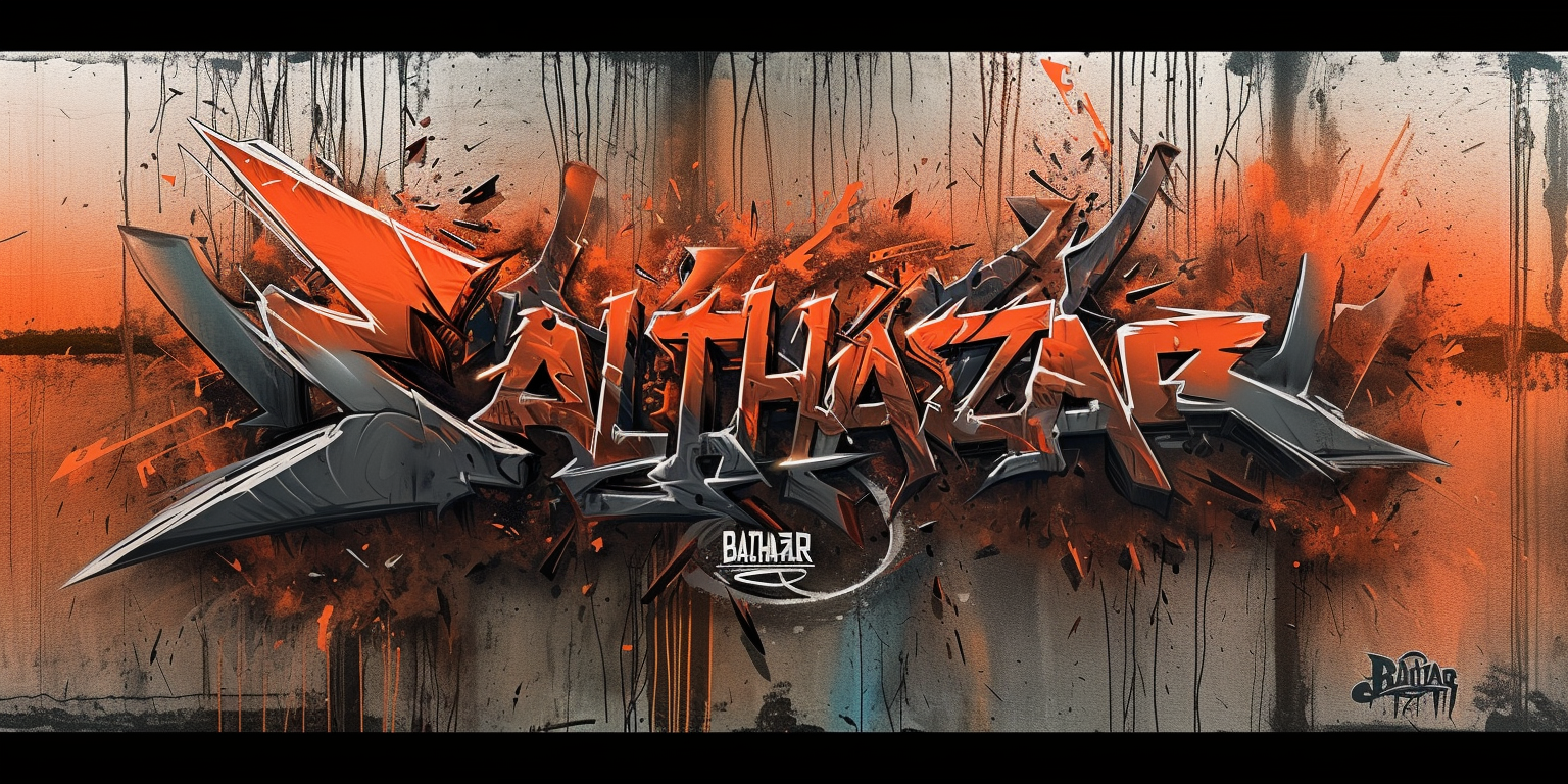 BALTHAZAR 3D Graffiti Ink Style