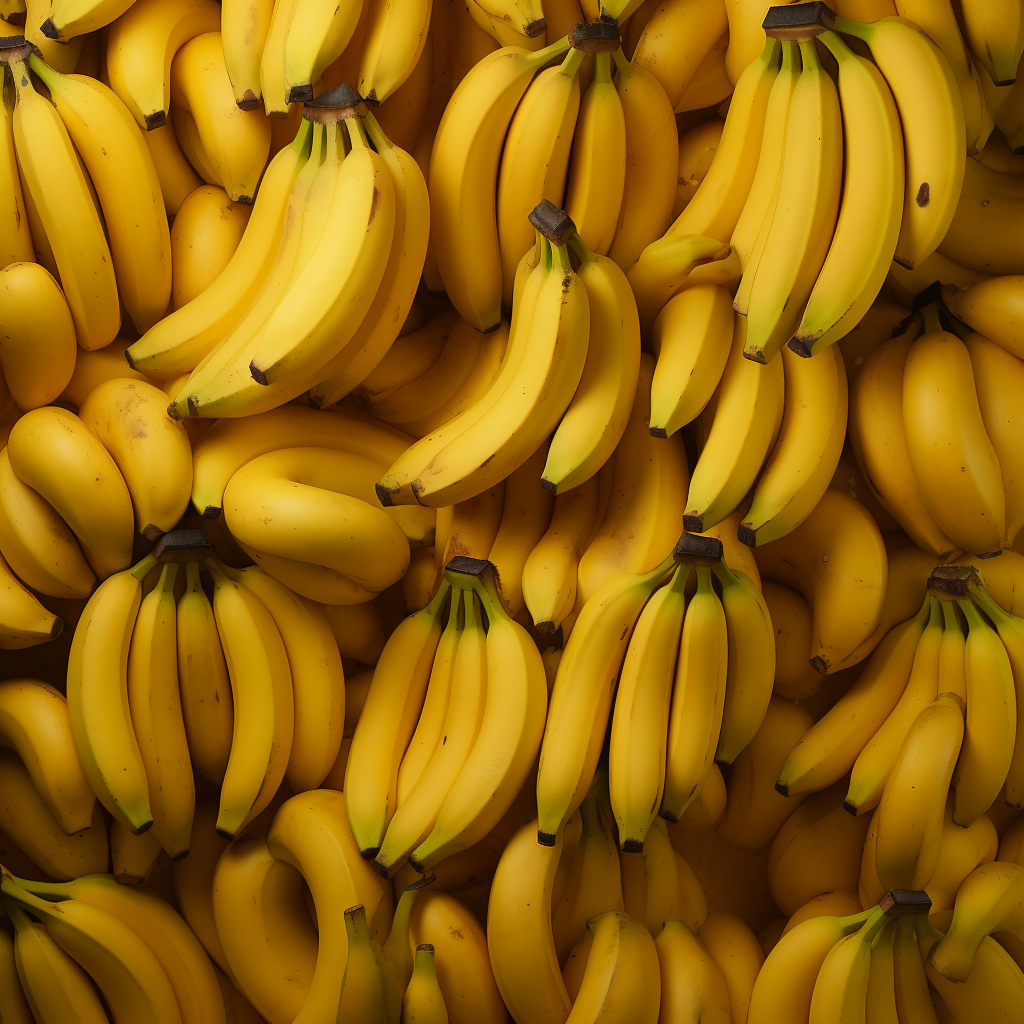 Yellow Bananas Detailed High Scaled Picture