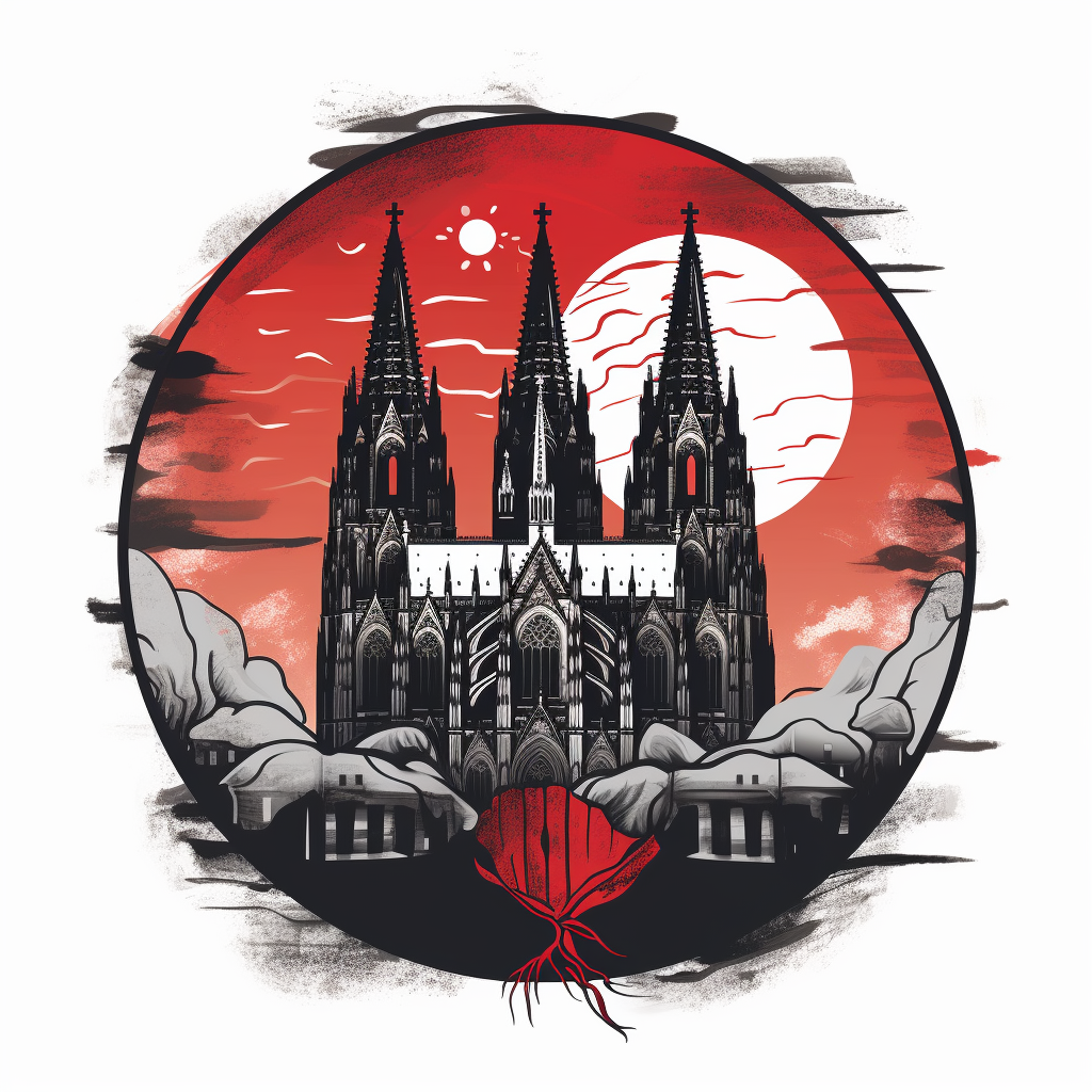 Band logo with Cologne Cathedral