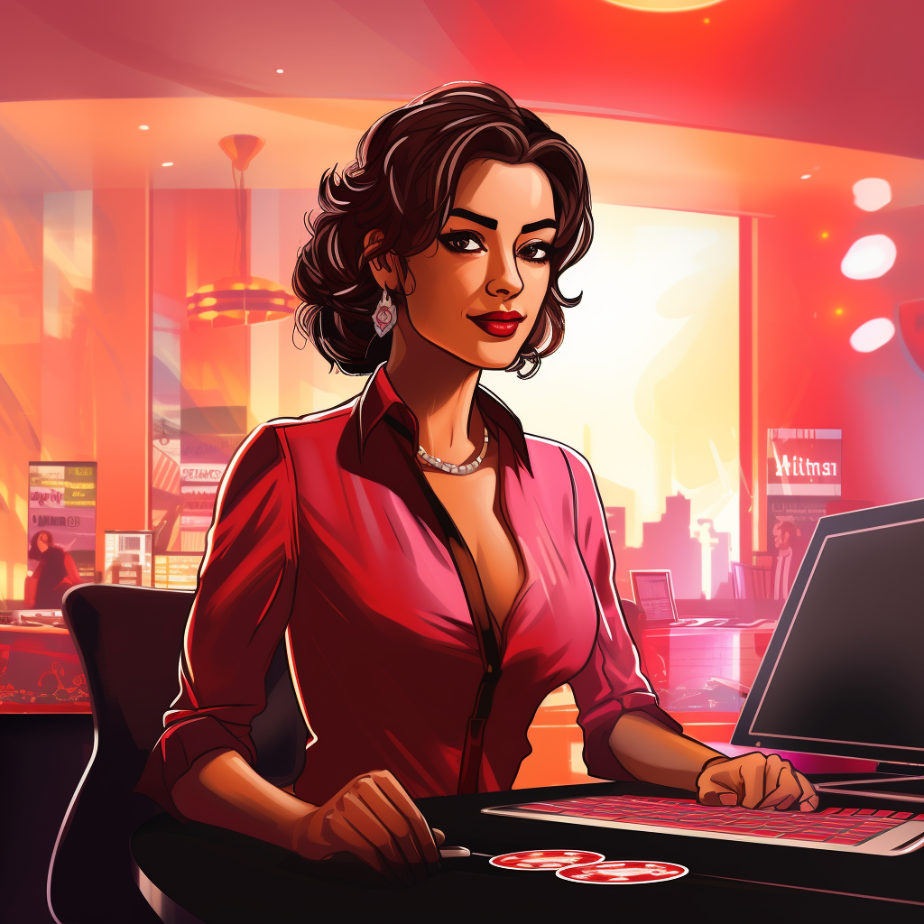 Bangladesh Female Casino Dealer Image