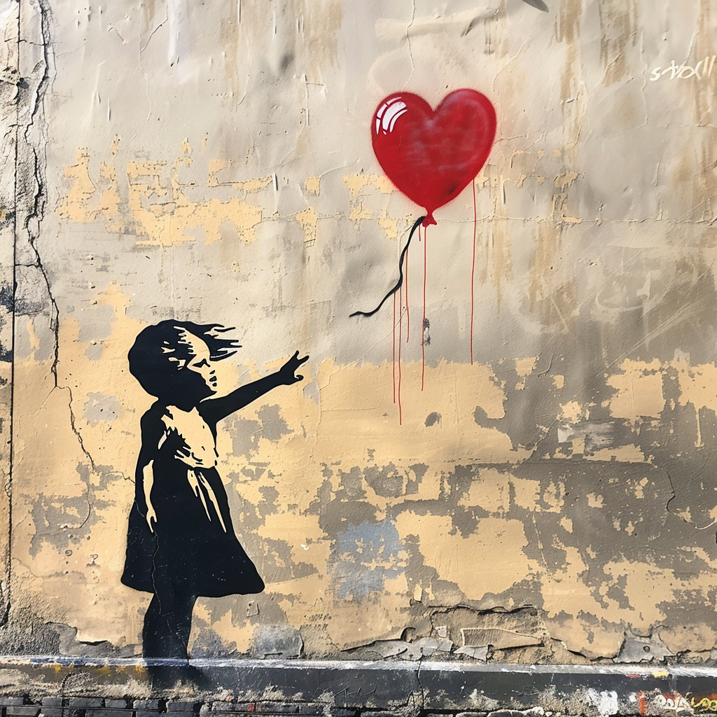 Banksy on Canvas Print Artwork