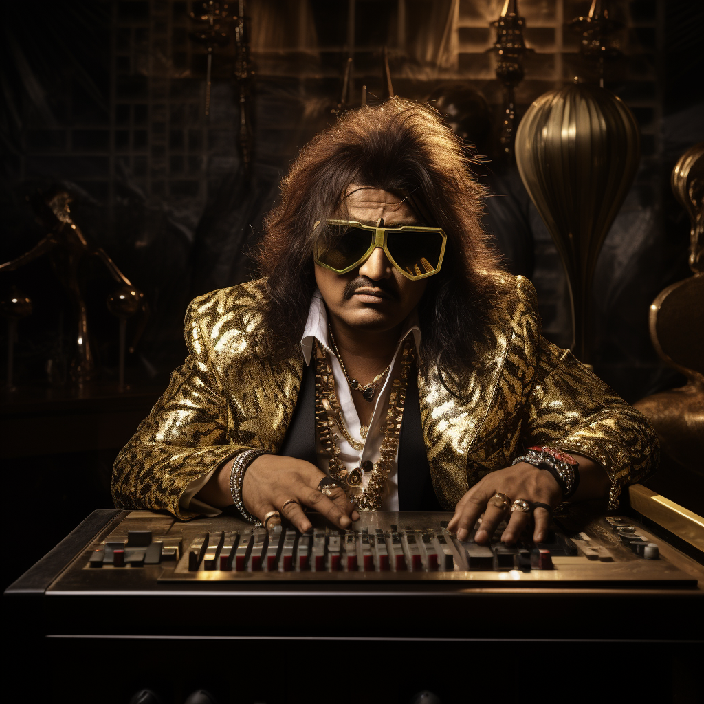 Bappi Lahiri, the Golden Man