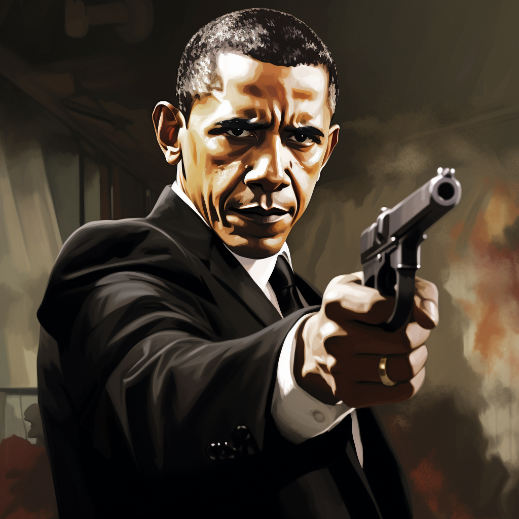 Barack Obama as Golgo 13