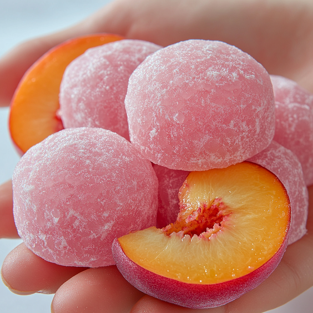 Barbie Pink Peach Mochi Dessert