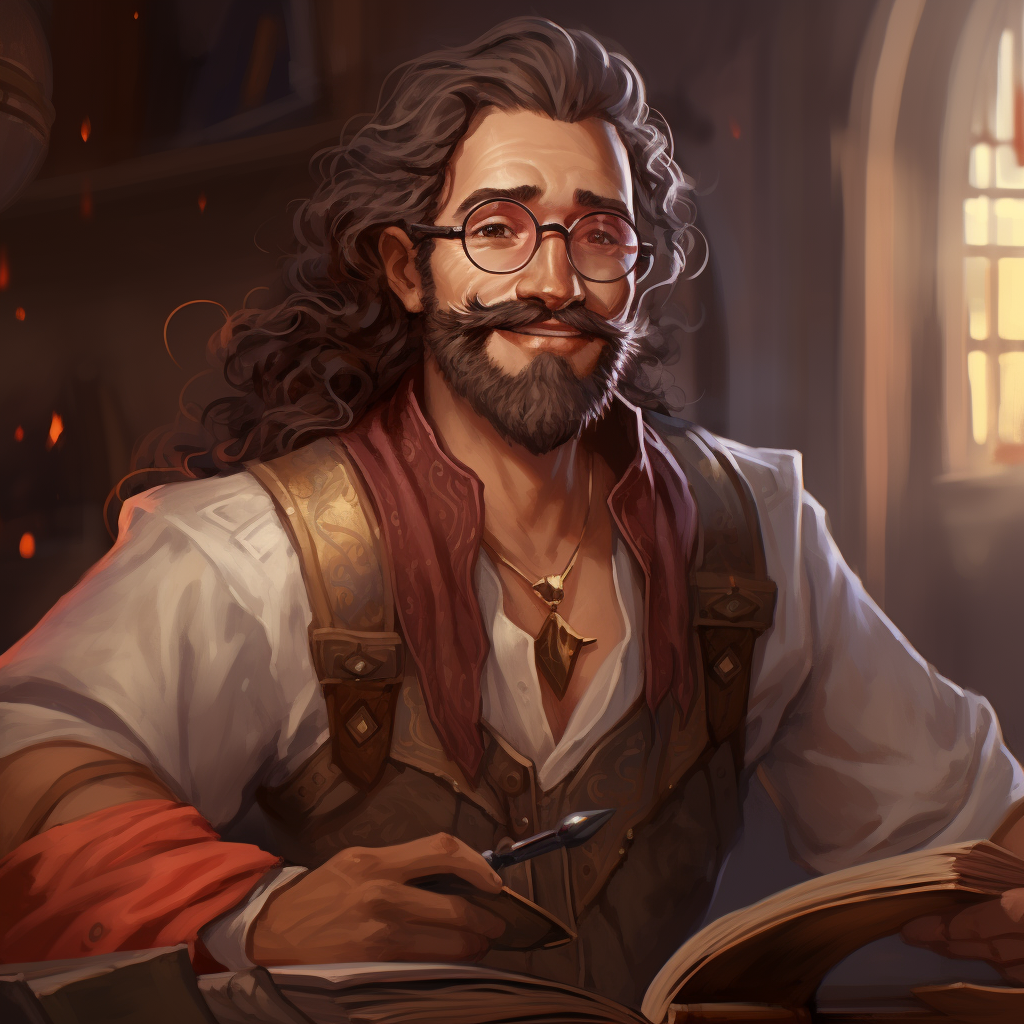 Bard Class D&D Fantasy Portrait