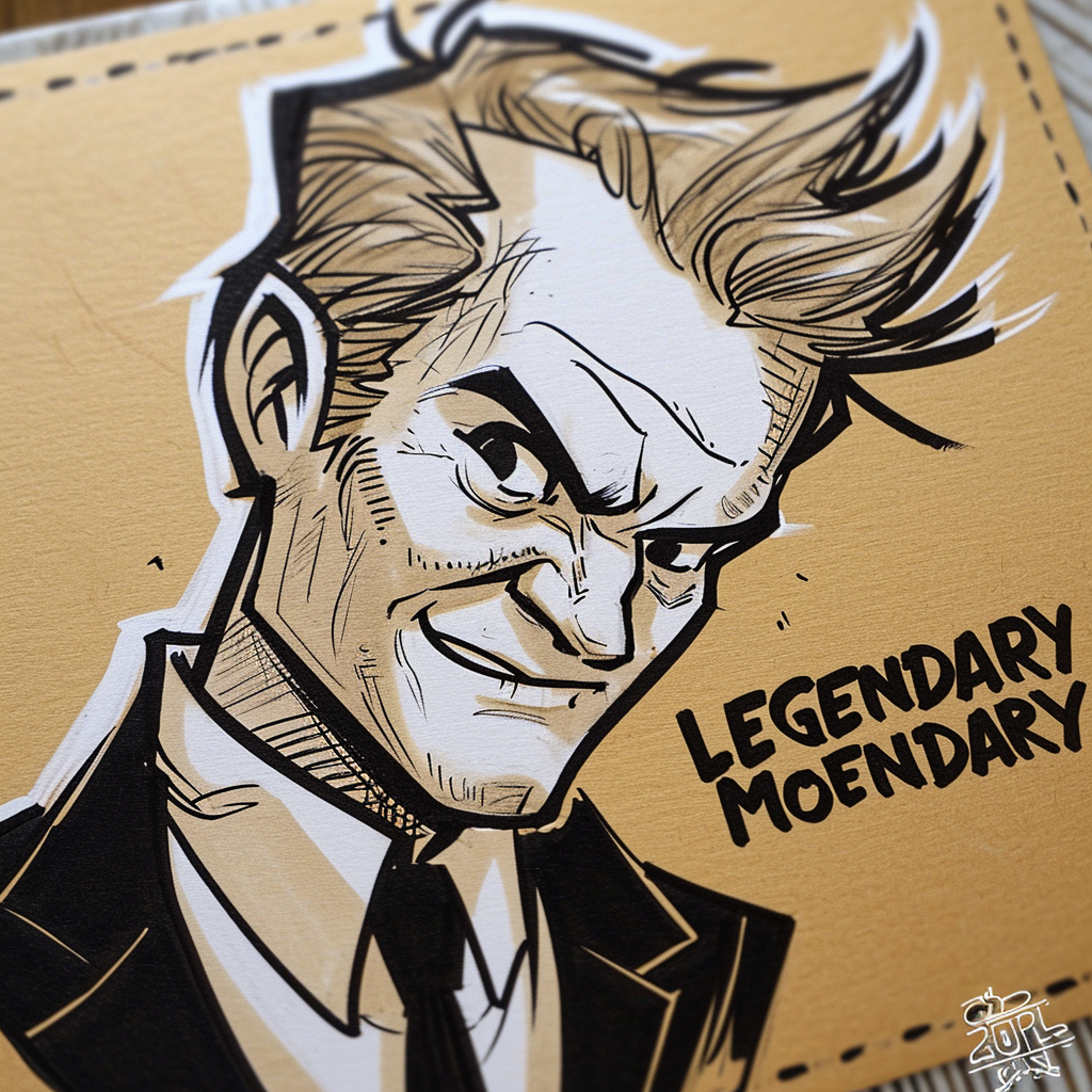 Illustration of Barney Stinson - The LEGENDARY Character