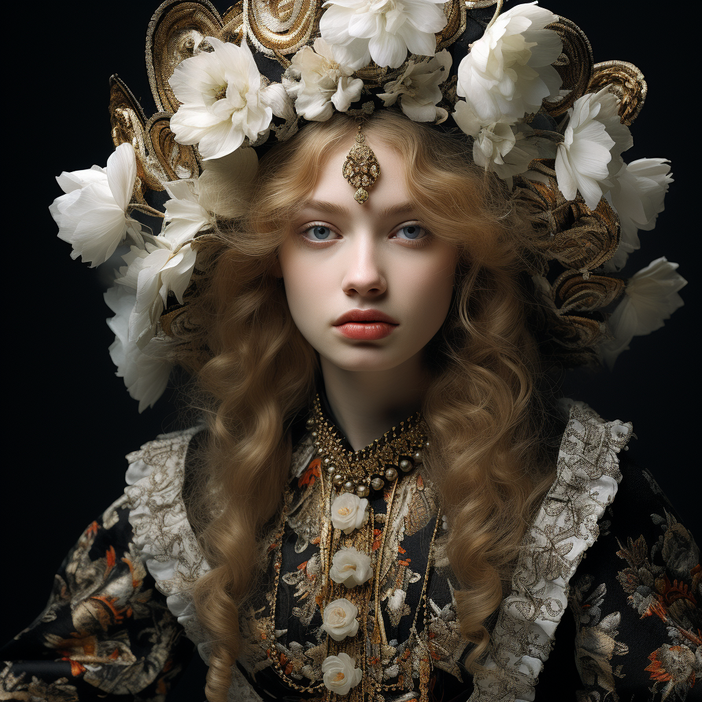 Fashionable baroque-inspired clothing for style enthusiasts