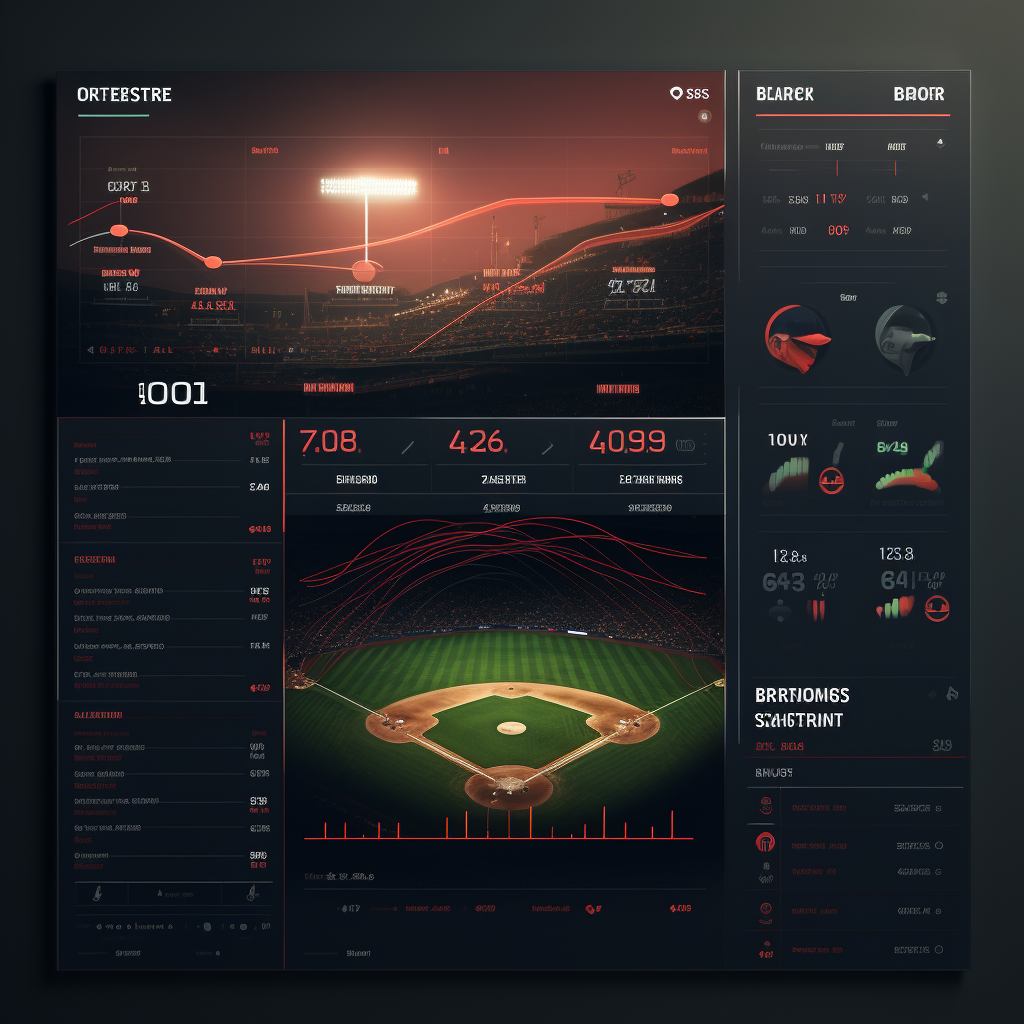 Baseball Video Game HUD