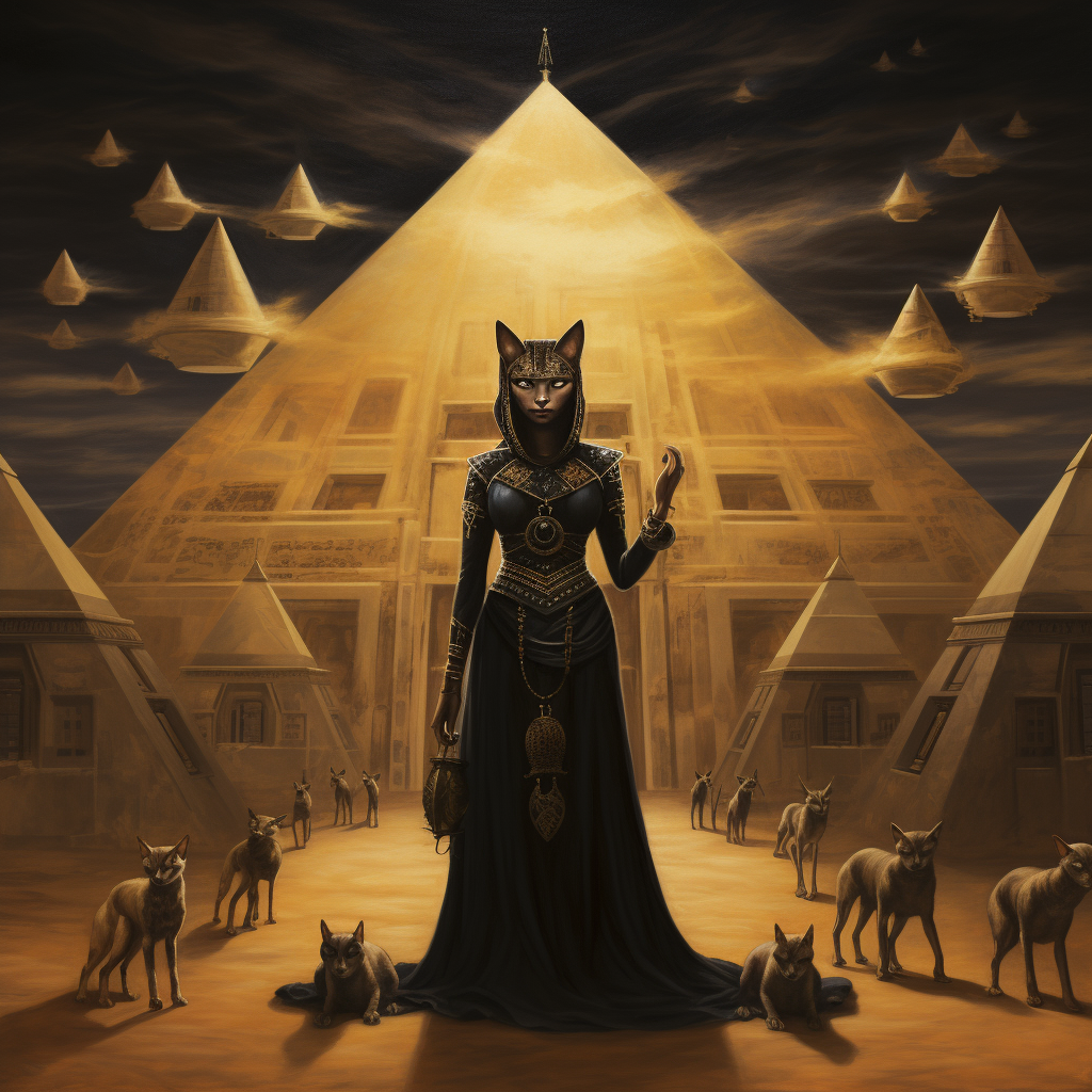 Bastet and the Pyramids