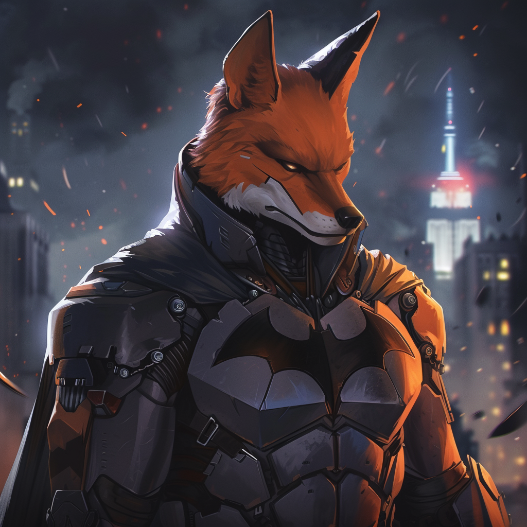 Fox Themed Batman Picture