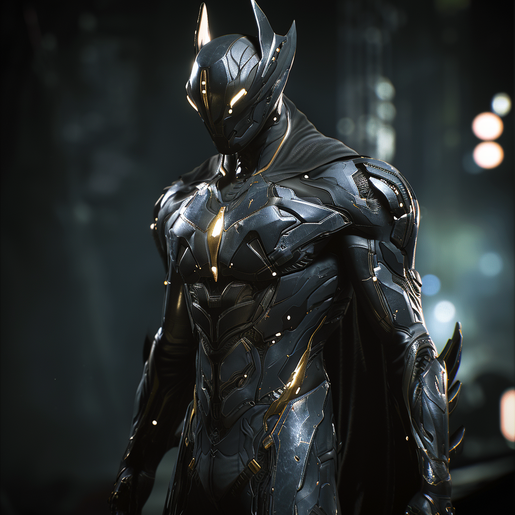 Batman in Warframe Style