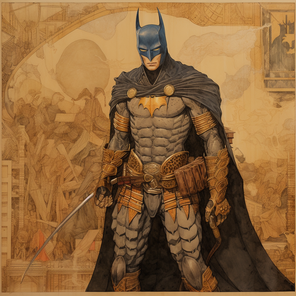 Batman in Egyptian Assassin Costume