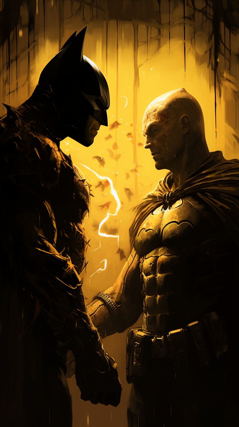 Epic battle between Batman and Jason Voorhees